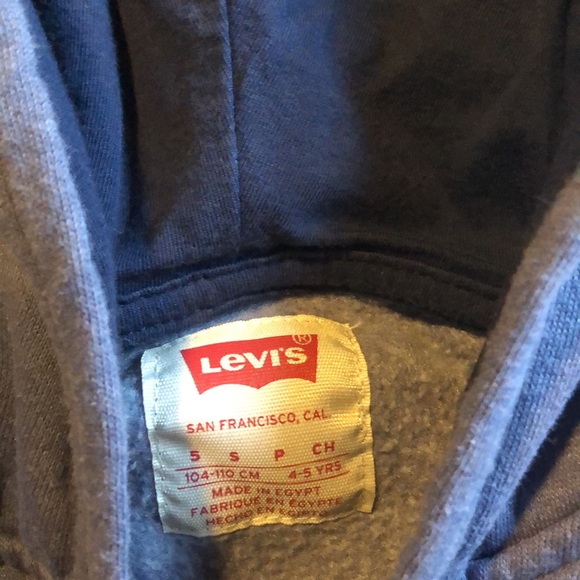 Boys Levi’s Zip up Hoodie size small 4-5 years - Picture 2 of 8